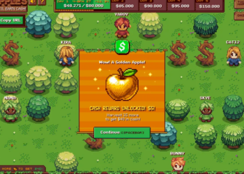 ‘Cash Apples’ is giving away $500,000 to people who click on trees in a web browser