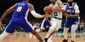 BetMGM bonus code NYPDM1500: Get a 20% first deposit match up to $1,500 for 76ers vs. Celtics