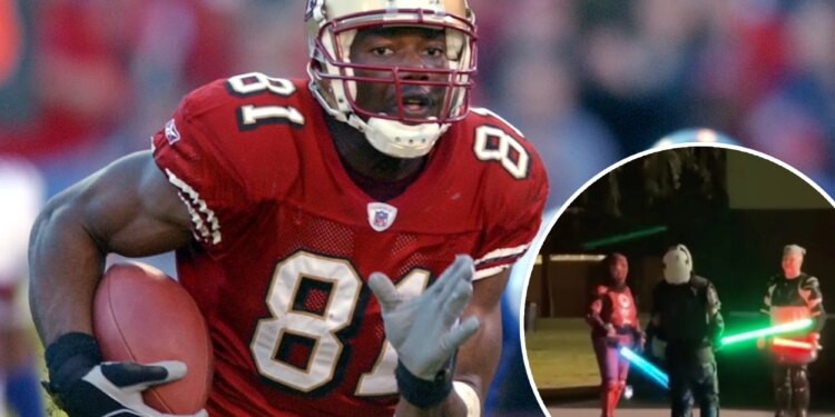 49ers icon Terrell Owens flummoxed by Star Wars scene at park
