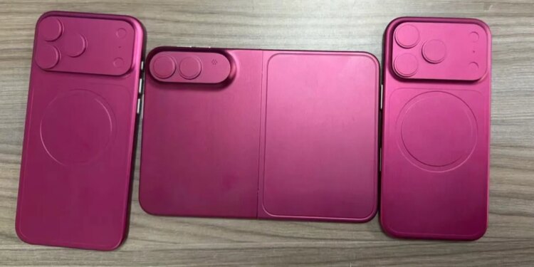 A wild, wide foldable iPhone dummy emerges amid rumors of a delay
