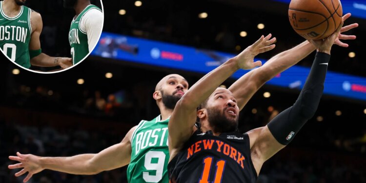 A year later, Knicks still trying to reach Celtics’ level