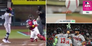 Braves ABS challenge leads to eight runs in wild turn of events