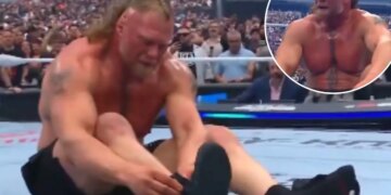 Brock Lesnar appears to stunningly retire at WrestleMania 42