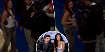 Cam Skattebo, girlfriend have Knicks game moment with Timothee Chalamet