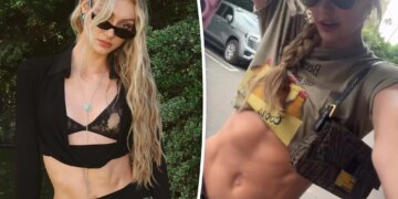 Cameron Brink flaunts abs during eventful Coachella trip