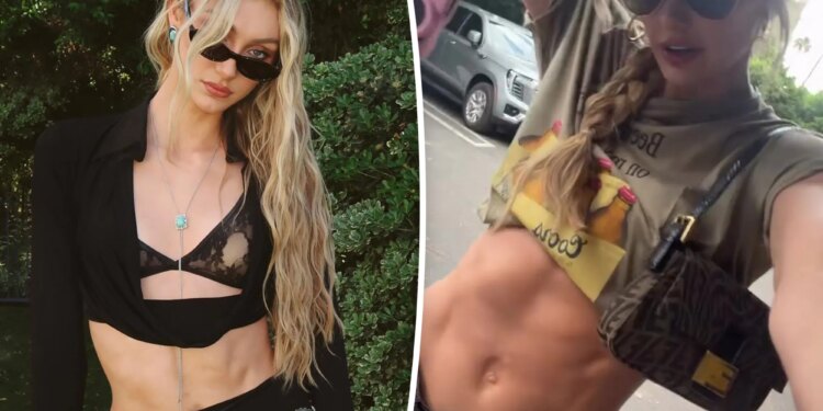 Cameron Brink flaunts abs during eventful Coachella trip