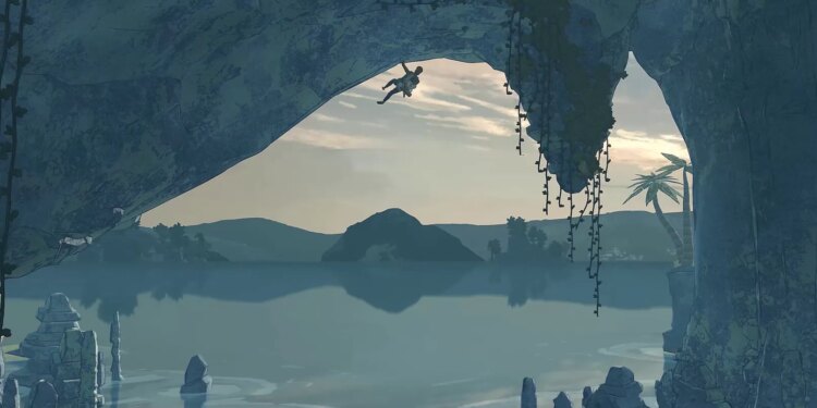 A screenshot from Cairn’s On the Trail: Deep Water DLC.