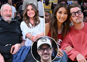 Celebrities pack Lakers vs Rockets Game 5 from Ted Lasso's Jason Sudekis to Brenda Song and more