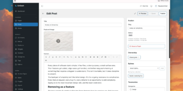 EmDash’s interface looks a lot like WordPress.