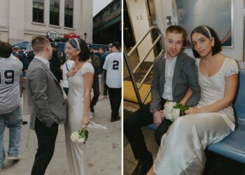 Couple gets married at City Hall and go straight to Yankees Opening Day