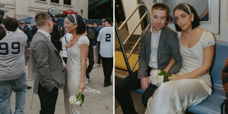 Couple gets married at City Hall and go straight to Yankees Opening Day