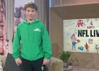 Madden Orlovsky's drawings were spotlighted during "NFL Live" on April 2, 2026.