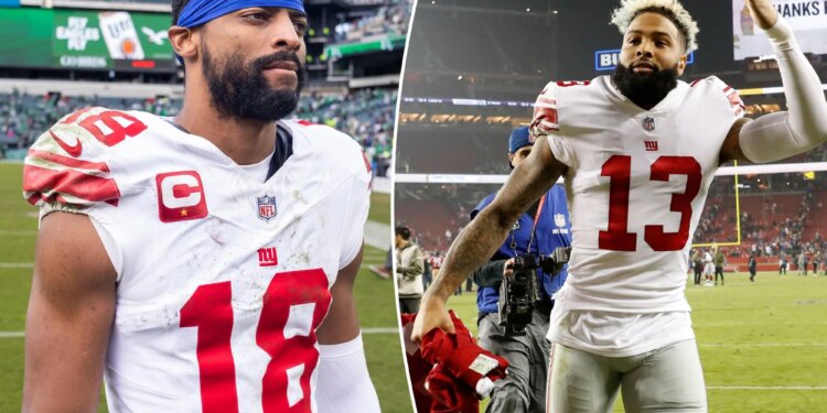 Darius Slayton surgery has no bearing on Giants' Odell Beckham Jr. interest