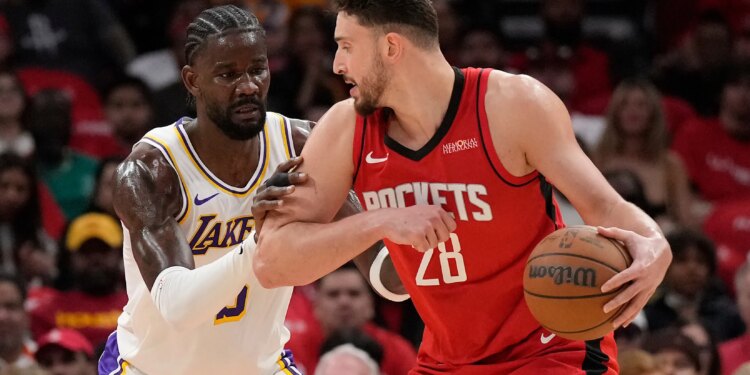 Deandre Ayton ejected in Game 4 as Lakers collapse against Rockets