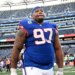 Giants defensive tackle Dexter Lawrence II (97) walking off the field.