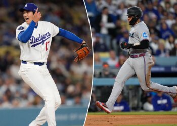Dodgers lose to Marlins as Shohei Ohtani only pitches