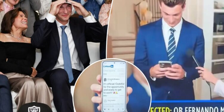 Fernando Mendoza made his 2026 NFL Draft selection LinkedIn official