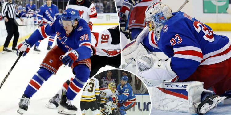 Four Rangers making most of chance to carve spot early in NHL careers