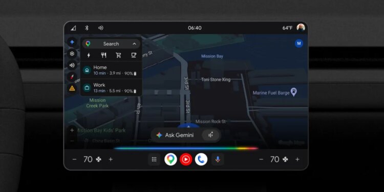 Gemini is rolling out to cars with Google built-in