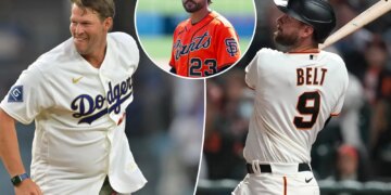 Giants’ Brandon Belt earns comparison to Dodgers great Clayton Kershaw