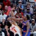OG Anunoby blocks Jalen Johnson's shot during the third quarter of the Knicks' 114-98 Game 4 win over the Hawks on April 25  2026 in Atlanta.