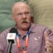 Andy Reid speaking at the NFL annual meetings.