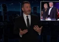 Jimmy Kimmel repeats 'hateful' joke about Melania Trump in attempt to defend himself