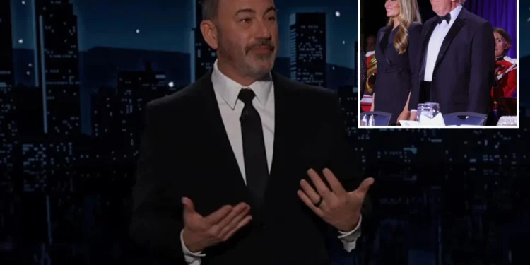 Jimmy Kimmel repeats 'hateful' joke about Melania Trump in attempt to defend himself