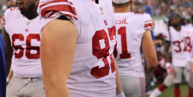 Josh Mauro during preseason game