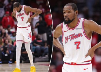 Kevin Durant sidelined for Game 1 of Lakers-Rockets