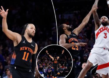 Knicks cruise past Raptors to lock in East's No. 3 playoff seed