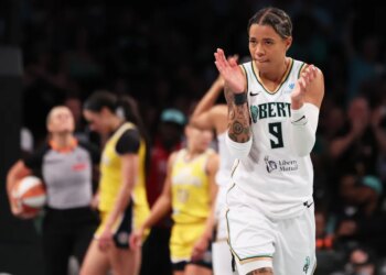 Former Liberty Guard Natasha Cloud.