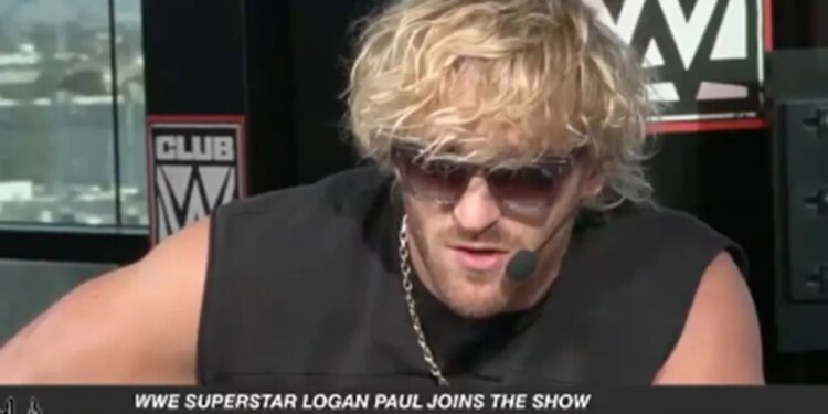 WWE star Logan Paul on ESPN's "First Take" on Friday, April 17, 2026, to promote WrestleMania 42.