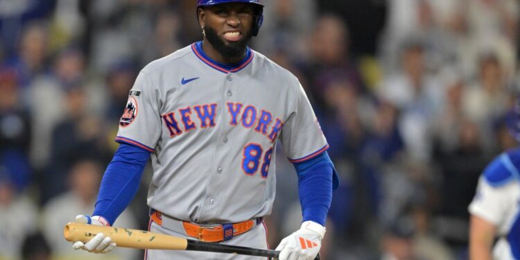 The Mets have placed center fielder Luis Robert Jr. on the 10-day injured list.