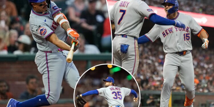 Mark Vientos sparks two contagious scoring rallies as Mets shutout Giants