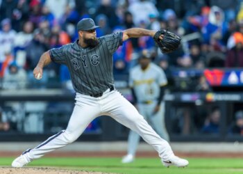 The Mets designated Luis Garcia for assignment on Sunday.