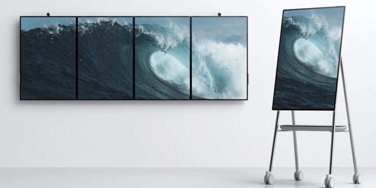 Microsoft’s finally giving up on its massive Surface Hub touchscreen displays