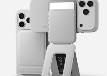 Moft adds a tracker and shutter button to its magnetic tripod wallet