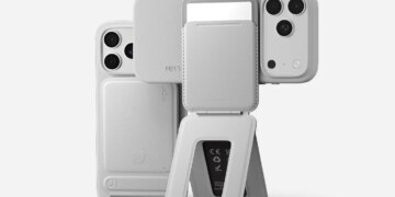 Moft adds a tracker and shutter button to its magnetic tripod wallet