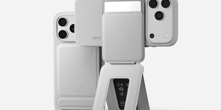 Moft adds a tracker and shutter button to its magnetic tripod wallet