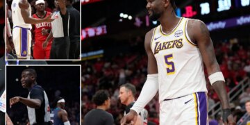 NBA ref in middle of another playoff mess after Lakers' DeAndre Ayton ejected