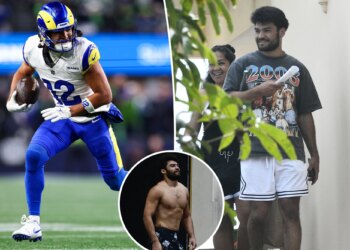 New Puka Nacua photos show how Rams star is staying in shape during rehab