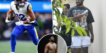 New Puka Nacua photos show how Rams star is staying in shape during rehab