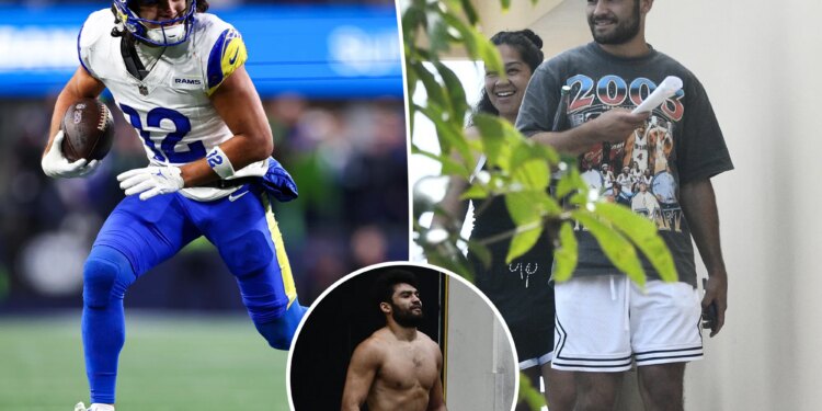 New Puka Nacua photos show how Rams star is staying in shape during rehab