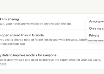 You can make links to your notes private or only allow members of your company to view them.