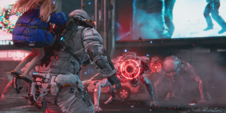 A screenshot from the video game Pragmata.