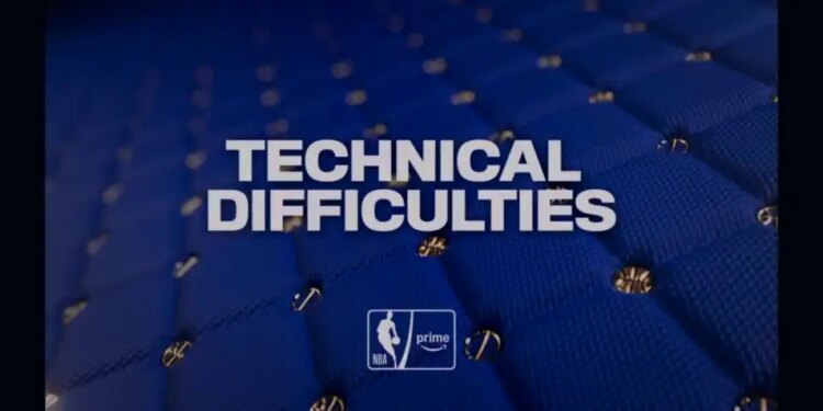 Prime Video's broadcast of the Hornets-Heat game cut off for nearly two minutes.