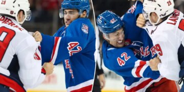 Rangers' Noah Laba tells The Post what he learned from his first NHL fight
