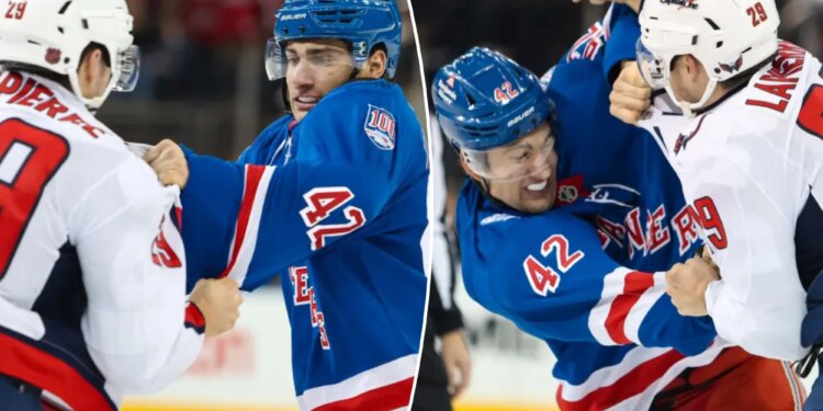 Rangers' Noah Laba tells The Post what he learned from his first NHL fight
