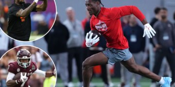 Ranking the top 10 wide receivers in the 2026 NFL Draft